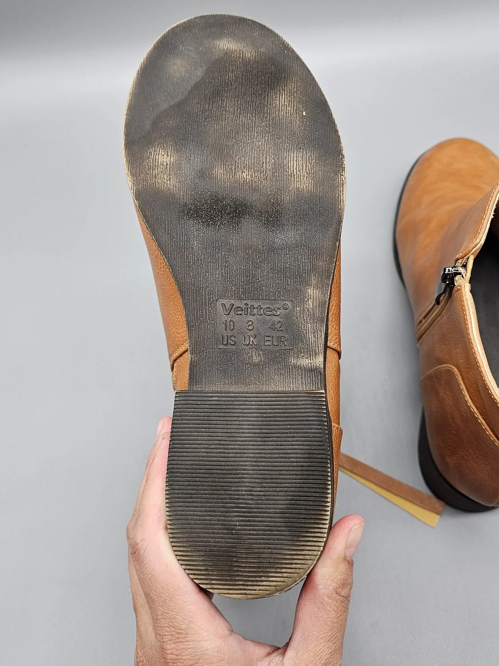 Dr. Scholl's Men's Tan Chukka Zip Boots